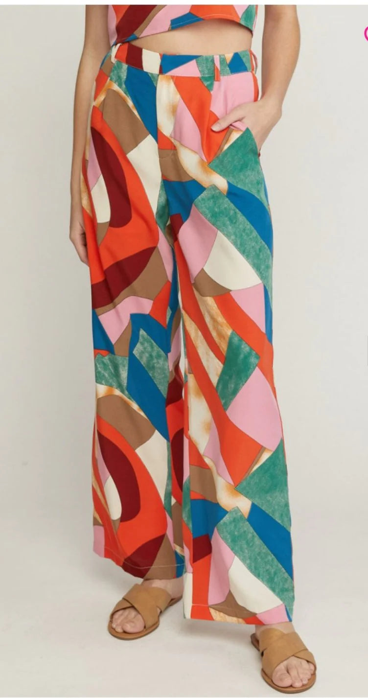 Entro Wild About You abstract Pants